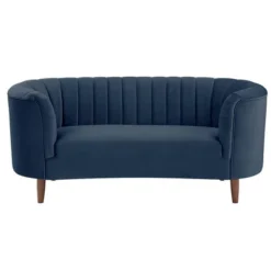 71" Millephri Loveseat Blue Velvet - Acme Furniture -Furniture Sale Store GUEST 00896628 73e3 498c bdd7 56185cff8756