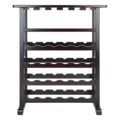 Vinny Wine Rack Espresso Dark Espresso - Winsome -Furniture Sale Store GUEST 011da622 e871 4e9d 8116 a4fccea41f4e