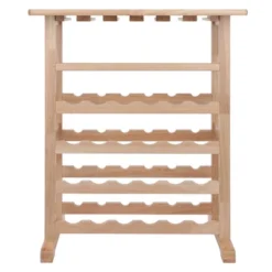 24-Bottle Wine Rack Wood/Beechwood - Winsome -Furniture Sale Store GUEST 014f2166 b435 4c8a b9b8 010496be3e1a