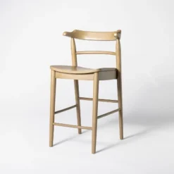 Kaysville Curved Back Wood Counter Height Barstool - Threshold™ Designed With Studio McGee -Furniture Sale Store GUEST 023f7aed 536a 4f95 b97e 35970af67510