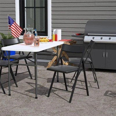 Cosco 2pk XL Wood Slat Back Folding Chairs 13 Cosco 2pk XL Wood Slat Back Folding Chairs - Image 13