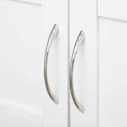 HOMCOM Bar Cart Rolling Kitchen Island On Wheels With 9-Bottle Wine Rack, Small Kitchen Cart Kitchen Storage Cabinets, Wooden Countertop, White -Furniture Sale Store GUEST 027486f8 1f52 4fd1 a99c eb162ab7c795