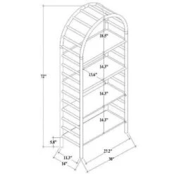 72" Holladay Curved Wooden Bookcase - Threshold™ Designed With Studio McGee 21 72" Holladay Curved Wooden Bookcase - Threshold™ Designed With Studio McGee -Furniture Sale Store GUEST 02d306c2 b728 424b 85ec e8a3f4144d26