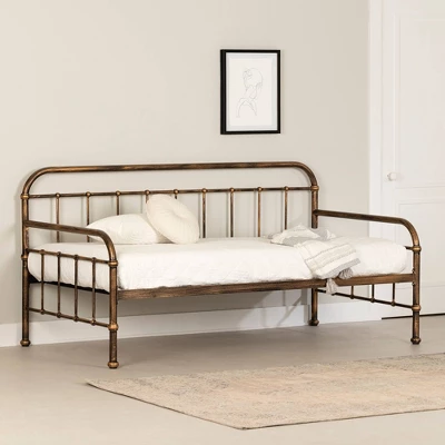 Twin Prairie Metal Daybed Bronze - South Shore 1 Twin Prairie Metal Daybed Bronze - South Shore