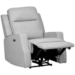 HOMCOM Electric Power Recliner Armchair With USB Charging Station, Sofa Recliner With Linen Upholstered Seat And Retractable Footrest, Gray -Furniture Sale Store GUEST 0334d7fe a013 4117 95fa 730938013b4f