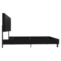 Twin Janford Upholstered Bed Black Faux Leather - Room & Joy -Furniture Sale Store GUEST 047dd47b c2da 48b5 92dc 82f061c1034d