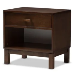 Deirdre Modern And Contemporary Wood 1 Drawer Nightstand - Baxton Studio -Furniture Sale Store GUEST 04e7be6d 3435 43b7 9ecb 1981dd76e9cb
