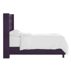Nail Button Tufted Wingback Velvet Bed - Skyline Furniture -Furniture Sale Store GUEST 05a3a430 5822 47ba 931d 739f91741b98