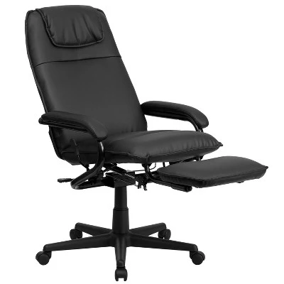 Emma And Oliver High Back Black LeatherSoft Executive Reclining Ergonomic Office Chair With Arms 5 Emma And Oliver High Back Black LeatherSoft Executive Reclining Ergonomic Office Chair With Arms - Image 5