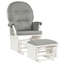 Costway Baby Nursery Relax Rocker Rocking Chair Glider &Ottoman Set W/Cushion Light Grey BeigeDark Grey 23 Costway Baby Nursery Relax Rocker Rocking Chair Glider &Ottoman Set W/Cushion Light Grey BeigeDark Grey -Furniture Sale Store GUEST 06547a89 fcad 4755 9fe6 d3737ed27987