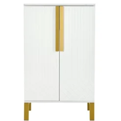 23.7" Freestanding Tipping Shoe Cabinet With Adjustable Shelves - ModernLuxe 12 23.7" Freestanding Tipping Shoe Cabinet With Adjustable Shelves - ModernLuxe -Furniture Sale Store GUEST 0666768b f011 40dc a234 bf74601687ad