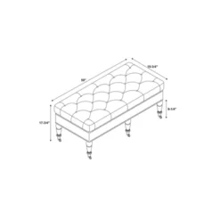 50" Isabelle Bench - Linon -Furniture Sale Store GUEST 06dba186 5b5a 4f88 a892 b3d11ecf3e31