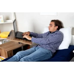 Mind Reader Bedside Workstation Adjustable Desk Nightstand, Wood Finish -Furniture Sale Store GUEST 074c1d0b b4fb 4803 a16a 49829ce619b4