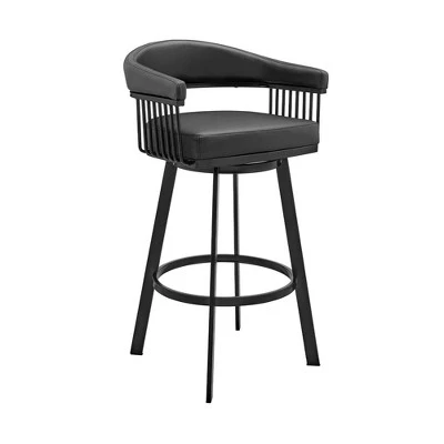 30" Bronson Barstool - Armen Living 8 30" Bronson Barstool - Armen Living - Image 8