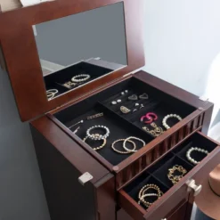 Tierra Contemporary Jewelry Armoire Merlot Brown - Powell Company 24 Tierra Contemporary Jewelry Armoire Merlot Brown - Powell Company -Furniture Sale Store GUEST 085558e9 c9e0 4e39 bd5e 249aa387810f