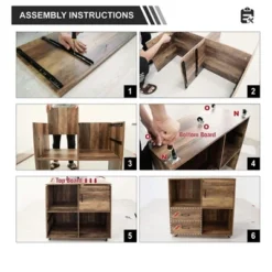 Year Color Wood Mobile Lateral Filing Cabinet With 2 Drawers, 2 Open Compartments, And Wheels For Home Office, Study, Living Room, And Bedroom -Furniture Sale Store GUEST 086b40ef f67b 4ce0 8079 72ccdb622046