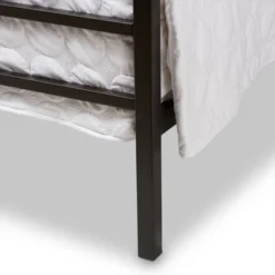 Queen Eleanor Vintage Industrial Finished Metal Canopy Bed Black - Baxton Studio 10 Queen Eleanor Vintage Industrial Finished Metal Canopy Bed Black - Baxton Studio -Furniture Sale Store GUEST 08727094 74ed 47e4 ac27 45352e7cf1ce