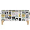 Storage Bench Helsinki Block Lavender - Skyline Furniture