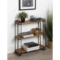 30" X 26" Lintz Wood And Metal Floating Wall Shelves - Kate And Laurel All Things Decor -Furniture Sale Store GUEST 098a5dde 785b 4590 b542 31b10c9b9f82