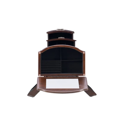 Verona Italian Influenced Jewelry Armoire Espresso - Powell Company 9 Verona Italian Influenced Jewelry Armoire Espresso - Powell Company - Image 9