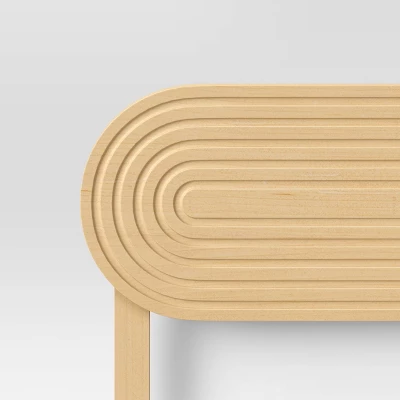 Queen/Full Arched Headboard Natural - Threshold™ 3 Queen/Full Arched Headboard Natural - Threshold™ - Image 3