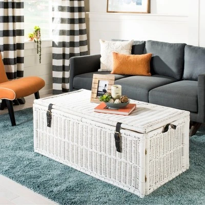 Happimess Caden Wicker Storage Trunk 9 Happimess Caden Wicker Storage Trunk - Image 9