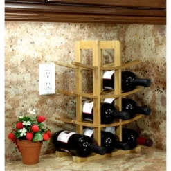 Oceanstar 12-Bottle Natural Wine Rack -Furniture Sale Store GUEST 0b57f818 5d78 4cf5 9e32 3b6d4e21b713
