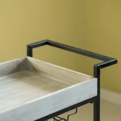 Vintiquewise Metal Wine Bar Serving Cart With Rolling Wheels, Wine Rack, And Glass Holder 11 Vintiquewise Metal Wine Bar Serving Cart With Rolling Wheels, Wine Rack, And Glass Holder -Furniture Sale Store GUEST 0b778440 d033 4c9d a160 44c5fe4aaf37