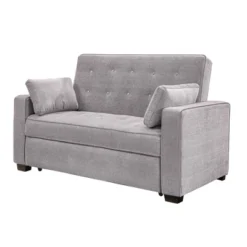 Andrea Convertible Futon Sleeper Sofa Light Gray - Serta -Furniture Sale Store GUEST 0b8c3ed0 37b5 4fca bd4d 46bfc88a02b0