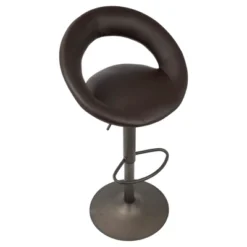 Set Of 2 Metro Barstool Brown With Antique Frame - Lumisource -Furniture Sale Store GUEST 0bc5b380 1903 4f15 b2b5 7bc386595759