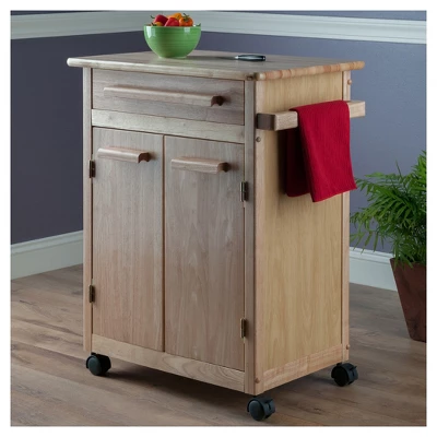 Hackett Kitchen Cart Natural - Winsome 8 Hackett Kitchen Cart Natural - Winsome - Image 8