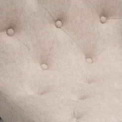 HOMCOM Bar Stools Set Of 4, Swivel Bar Chairs, 25.5" High Fabric Tufted Breakfast Barstools For Kitchen Counter, Beige 9 HOMCOM Bar Stools Set Of 4, Swivel Bar Chairs, 25.5" High Fabric Tufted Breakfast Barstools For Kitchen Counter, Beige -Furniture Sale Store GUEST 0d748c16 3c87 42f8 b6f9 d5376cad6d57