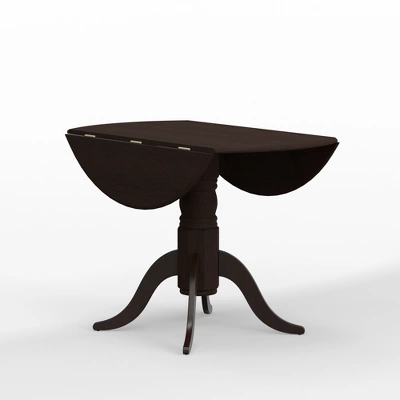 Glenwillow Home 42" Round Double Drop-Leaf Dining Table + Cross Back Dining Chairs Dining Set 5 Glenwillow Home 42" Round Double Drop-Leaf Dining Table + Cross Back Dining Chairs Dining Set - Image 5