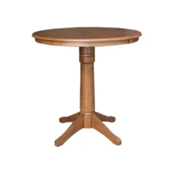 Lillian Round Top Pedestal Table With 12" Drop Leaf Distressed Oak - International Concepts 21 Lillian Round Top Pedestal Table With 12" Drop Leaf Distressed Oak - International Concepts -Furniture Sale Store GUEST 0f93ffae 18c8 49c3 a359 fa73e8872bda