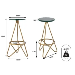 JONATHAN Y Spiroa Modern Industrial Metal Backless Circular Bar Stool 14 JONATHAN Y Spiroa Modern Industrial Metal Backless Circular Bar Stool -Furniture Sale Store GUEST 0ffe6a54 8c2b 4e28 b4ff b4d6f0d32004