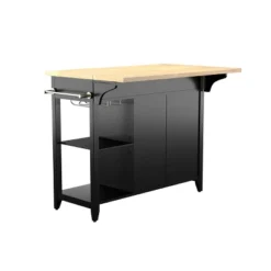 Ultom Expandable Freestanding Kitchen Island Black/Natural - Aiden Lane 14 Ultom Expandable Freestanding Kitchen Island Black/Natural - Aiden Lane -Furniture Sale Store GUEST 1239d05f 3dd0 43fc a70f ab3fd74d8008