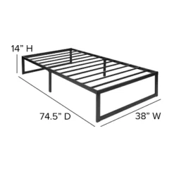 Emma And Oliver 14" Platform Bed Frame & 10" Mattress In A Box - No Box Spring Required 20 Emma And Oliver 14" Platform Bed Frame & 10" Mattress In A Box - No Box Spring Required -Furniture Sale Store GUEST 1338ecff acc1 46f2 9dfe 16a140f1387a