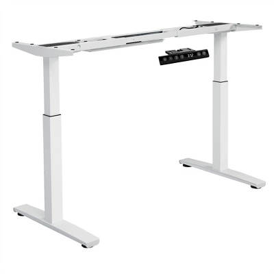 Costway Electric Stand Up Desk Frame Dual Motor Height Adjustable Stand WhiteBlack 10 Costway Electric Stand Up Desk Frame Dual Motor Height Adjustable Stand WhiteBlack - Image 10