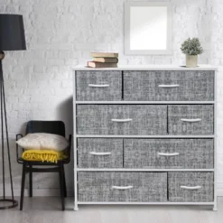Sorbus Drawer Dresser For Teen Kid's Bedroom And More Gray