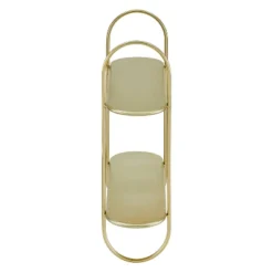 20" 2 Tier Warm Metal Hanging Bracket Wall Mounted Shelf Gold - Danya B. -Furniture Sale Store GUEST 17460281 e57b 4c0b 99f6 cdab78de4051