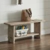 40" Castleton Mango Wood Bench Driftwood - Alaterre Furniture