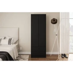 Denmark 2 Door And 2 Drawer Wardrobe - Polifurniture -Furniture Sale Store GUEST 19f37f30 4e54 4970 8413 4def1fd3c33e
