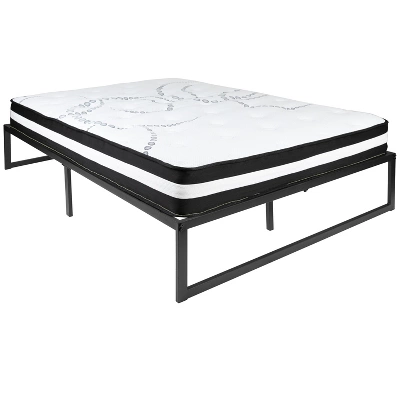 Emma And Oliver 14" Platform Bed Frame & 10" Mattress In A Box - No Box Spring Required 14 Emma And Oliver 14" Platform Bed Frame & 10" Mattress In A Box - No Box Spring Required - Image 14