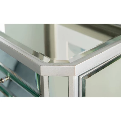 Aislin Jewelry Armoire Mirror/Silver - Powell Company 10 Aislin Jewelry Armoire Mirror/Silver - Powell Company - Image 10