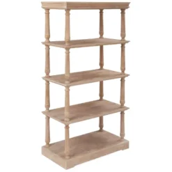 60" Maxwell 4 Tier Bookshelf Natural - Finch -Furniture Sale Store GUEST 1b93d253 430a 427c 97ee 175884538f16