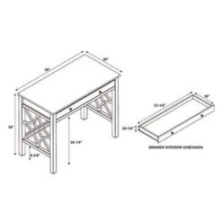 Whitley Antique Desk White - Linon 21 Whitley Antique Desk White - Linon -Furniture Sale Store GUEST 1bc35309 0871 4ba2 83bb e9edf5abe004