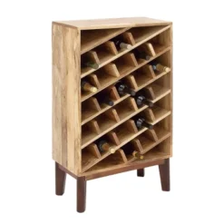 Modern Wood Wine Rack Brown - Olivia & May -Furniture Sale Store GUEST 1bf08d94 4f90 46cd a9af aedf48151710