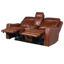 Natalia Power Loveseat Console Recliner Caramel Leather - Steve Silver Co. 21 Natalia Power Loveseat Console Recliner Caramel Leather - Steve Silver Co. -Furniture Sale Store GUEST 1c3fe7de 0d69 4474 8c39 0c6a4301d983