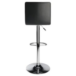 Spectrum High Back L Shaped Air Lift Adjustable Height Barstool Black/Metal - Winsome -Furniture Sale Store GUEST 1dfe2dcc 99bb 4216 ba82 f95bc5465b28