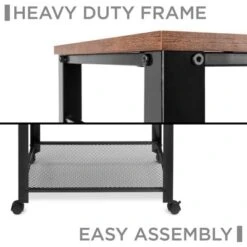 Best Choice Products 3-Tier Microwave Cart Rolling Utility Serving Cart Organizer W/ 2 Storage Shelves, 4 Hooks -Furniture Sale Store GUEST 1ea98592 5ce4 47e8 9ab1 47d54e4880c6